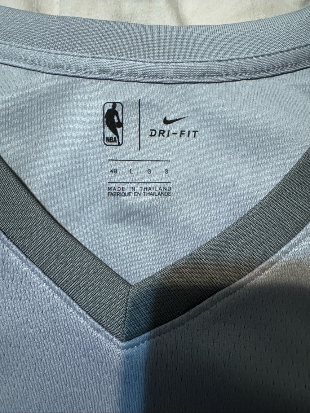 Timberwolves Nike Swingman Jersey - Gray Karl Anthony Towns #32 (sz48-L) - Picture 3 of 4